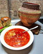 Борщ по-деревенски