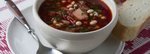 борщ постный с грибами. Шаг 5