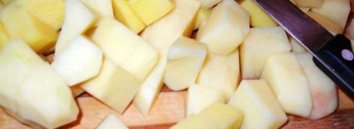 борщ постный с килькой и грушами. Шаг 2