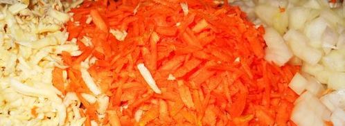 борщ постный с килькой и грушами. Шаг 3