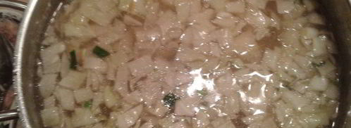 борщ с бутербродами из сала. Шаг 5