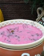 Борщ с грибами и черемшой