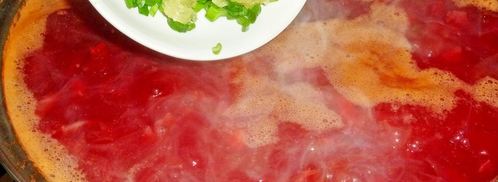 борщ с консервированной фасолью. Шаг 15