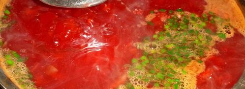 борщ с консервированной фасолью. Шаг 16