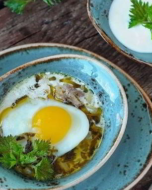 Борщ с крапивой