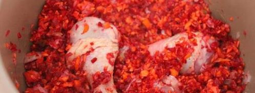 борщ с курицей в мультиварке. Шаг 2