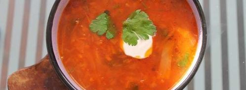 борщ с курицей в мультиварке. Шаг 7