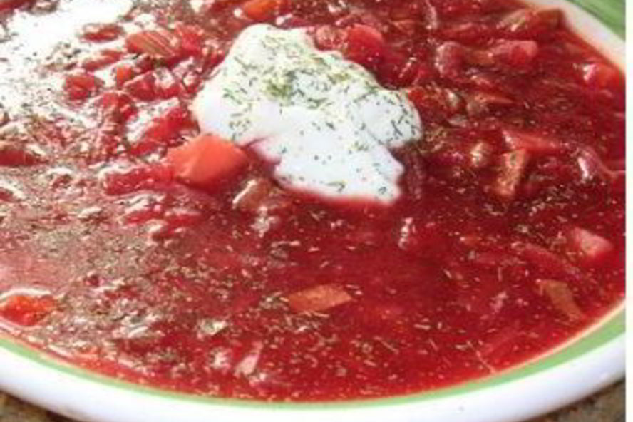 Рецепт борщ с лимоном