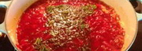 борщ с мясом. Шаг 11