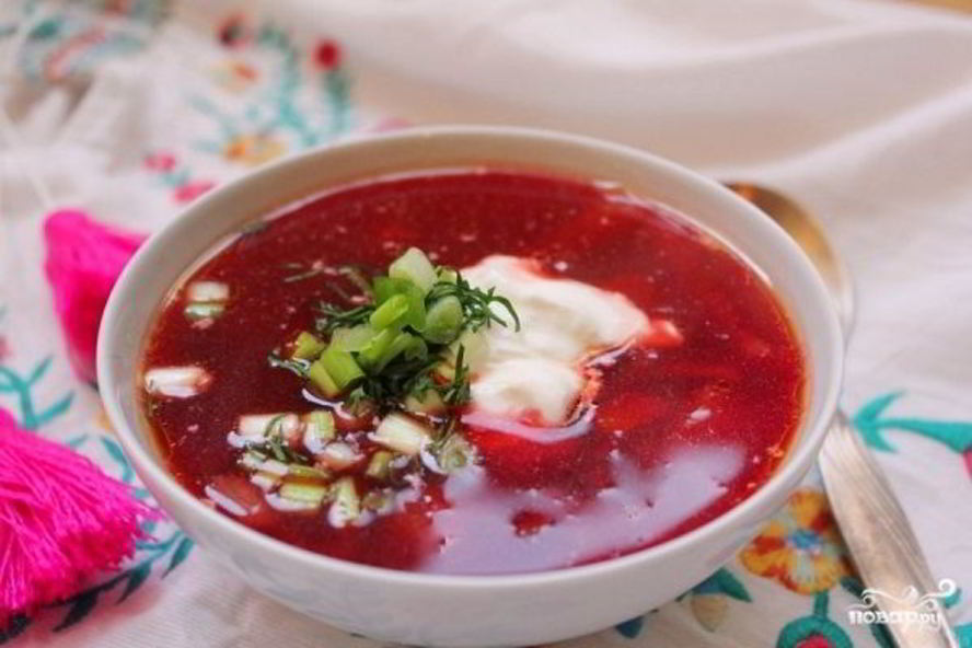 Рецепт борщ с вишней