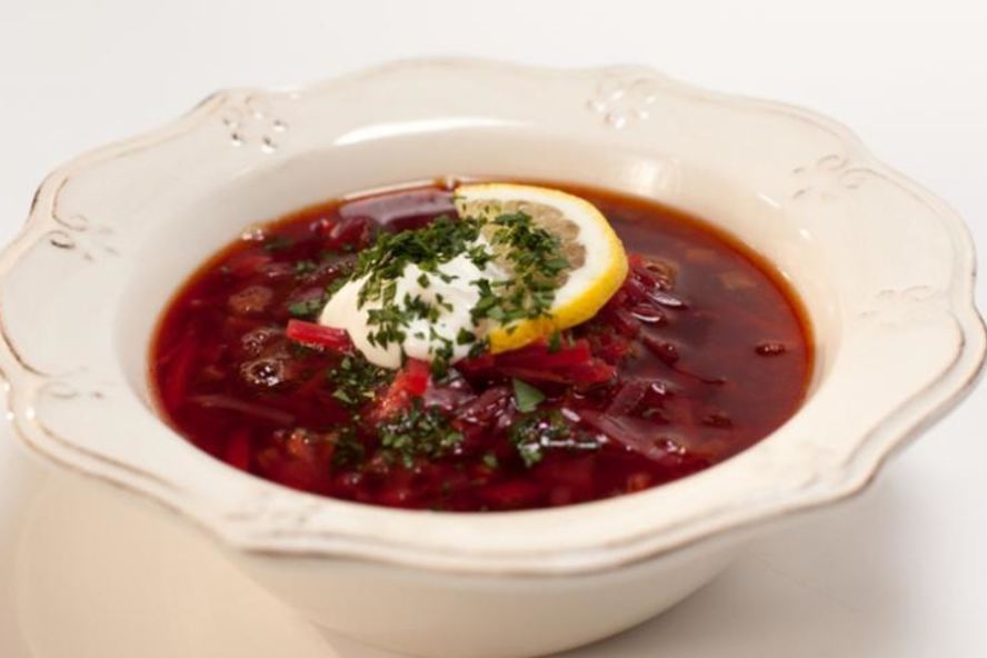 Рецепт борщ с языком и черносливом