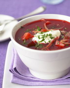 Борщ со свеклой