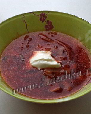 Борщ в мультиварке Steba