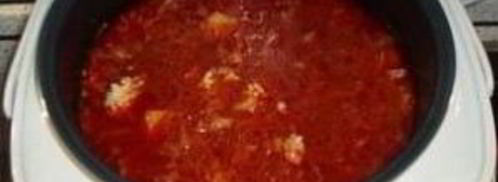 борщ в мультиварке. Шаг 13