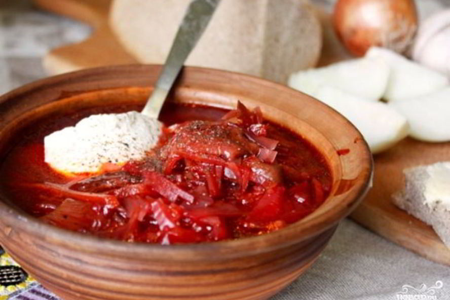 Рецепт грибной борщ