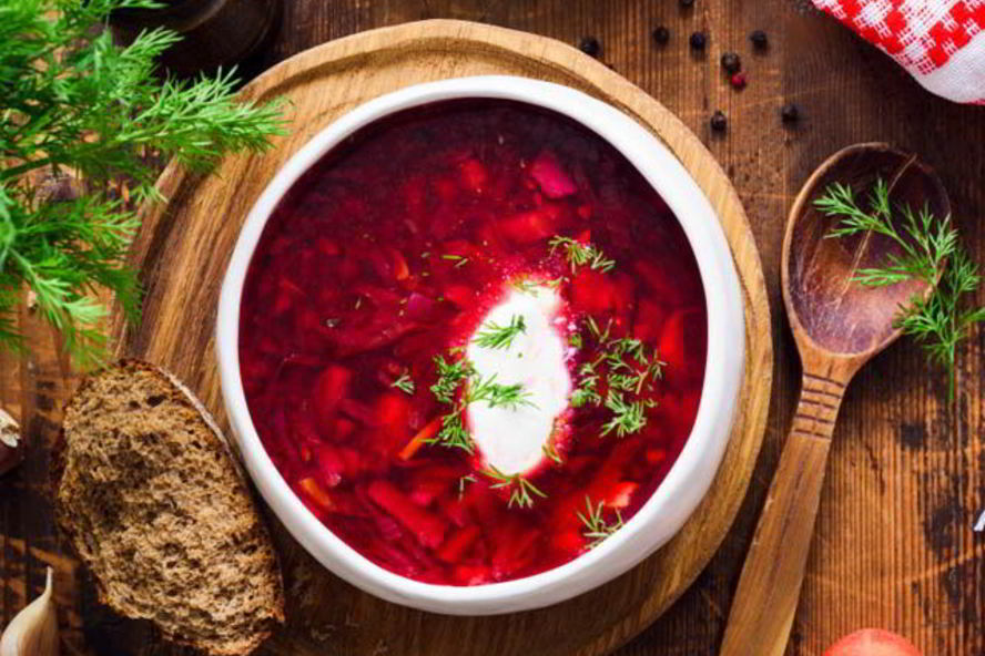 Рецепт холодный борщ на свекольно-овощном отваре