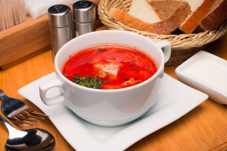 Рецепт холодный рыбный борщ