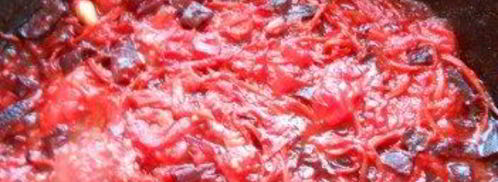 красный борщ с фасолью. Шаг 11