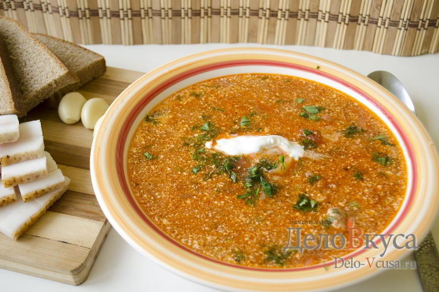 Рецепт красный украинский борщ со свеклой