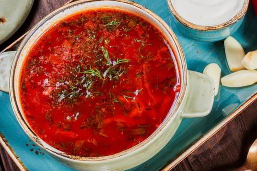 Рецепт кубанский борщ с фасолью и черносливом