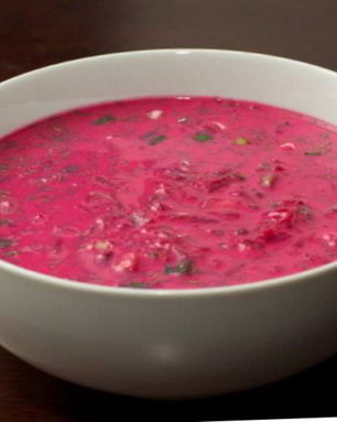 Литовский холодный борщ