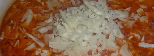 постный борщ с чечевицей и черносливом. Шаг 12