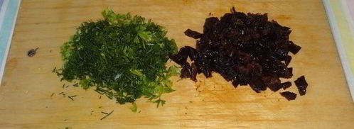 постный борщ с чечевицей и черносливом. Шаг 13