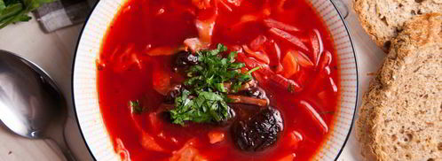 постный борщ с черносливом. Шаг 10