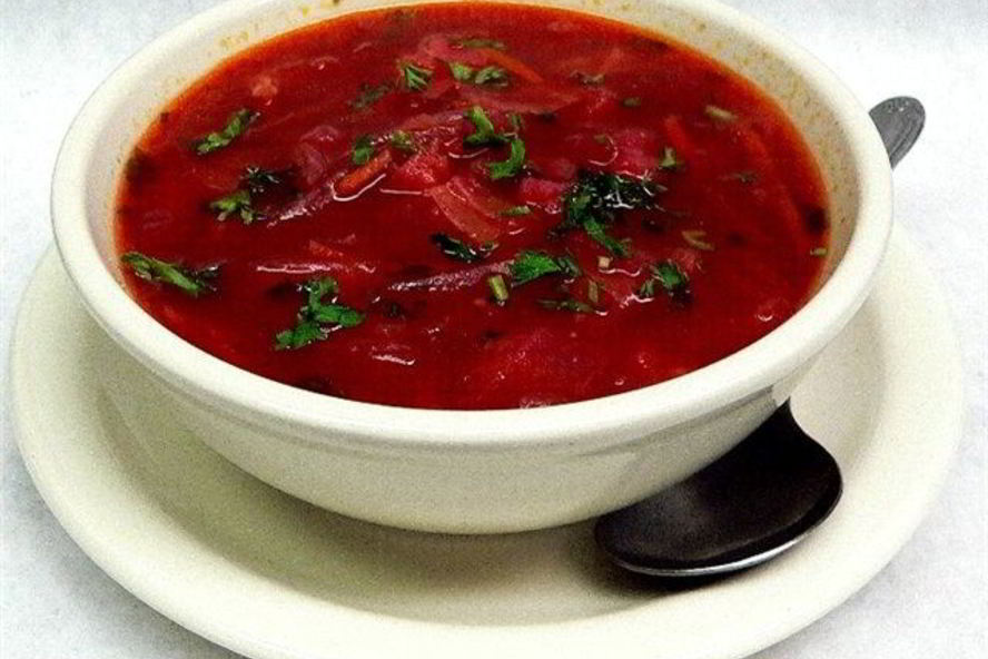 Рецепт постный борщ с консервой