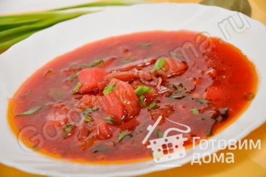 Рецепт постный борщ