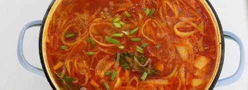 постный красный борщ. Шаг 9