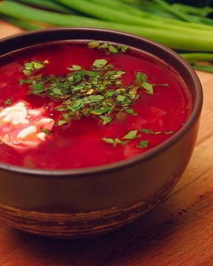 Украинский борщ без свеклы