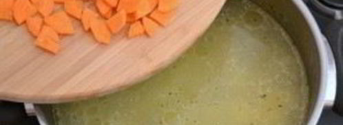 зеленый борщ с курицей. Шаг 6