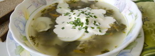 зеленый борщ со щавелем и крапивой. Шаг 19