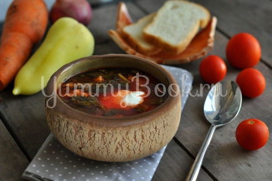 Рецепт зеленый борщ в мультиварке