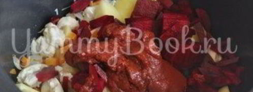 зеленый борщ в мультиварке. Шаг 3