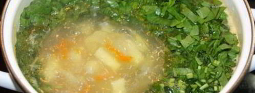 зеленый борщ. Шаг 9