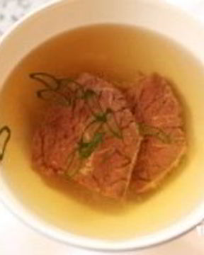 Бульон из говядины на кости