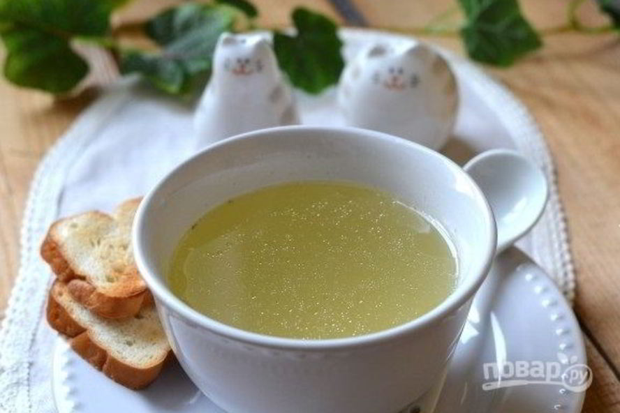 Рецепт прозрачный куриный бульон