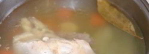 прозрачный куриный бульон. Шаг 6