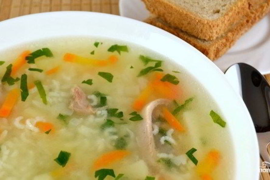 Рецепт суп на курином бульоне