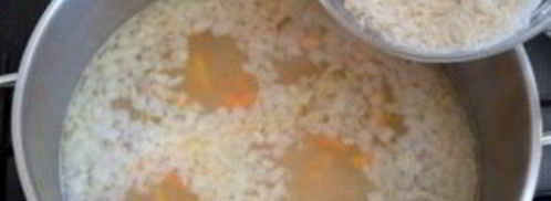 суп на курином бульоне. Шаг 4