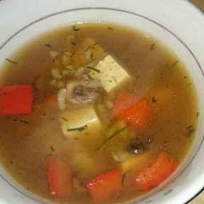 Суп из шампиньонов