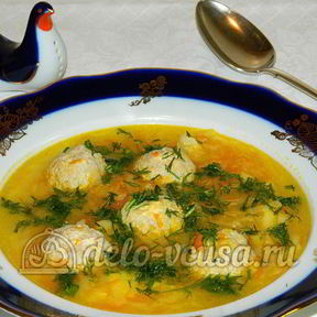 Суп с фрикадельками
