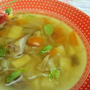 Суп с грибами