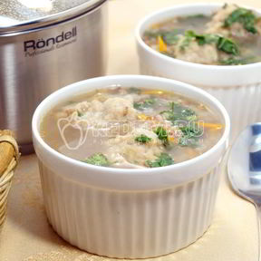 Суп с клецками