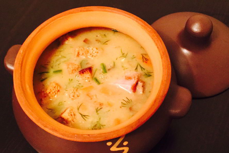 Рецепт гороховый суп на свиных ребрах