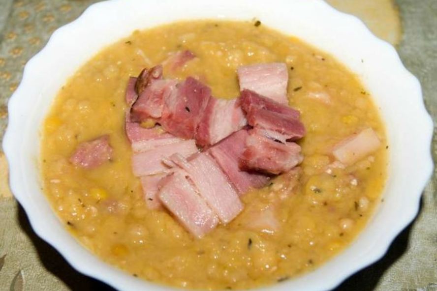 Рецепт гороховый суп с копченой грудинкой