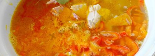 гороховый суп с копченой курицей. Шаг 8