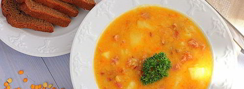 гороховый суп с копченостями. Шаг 9